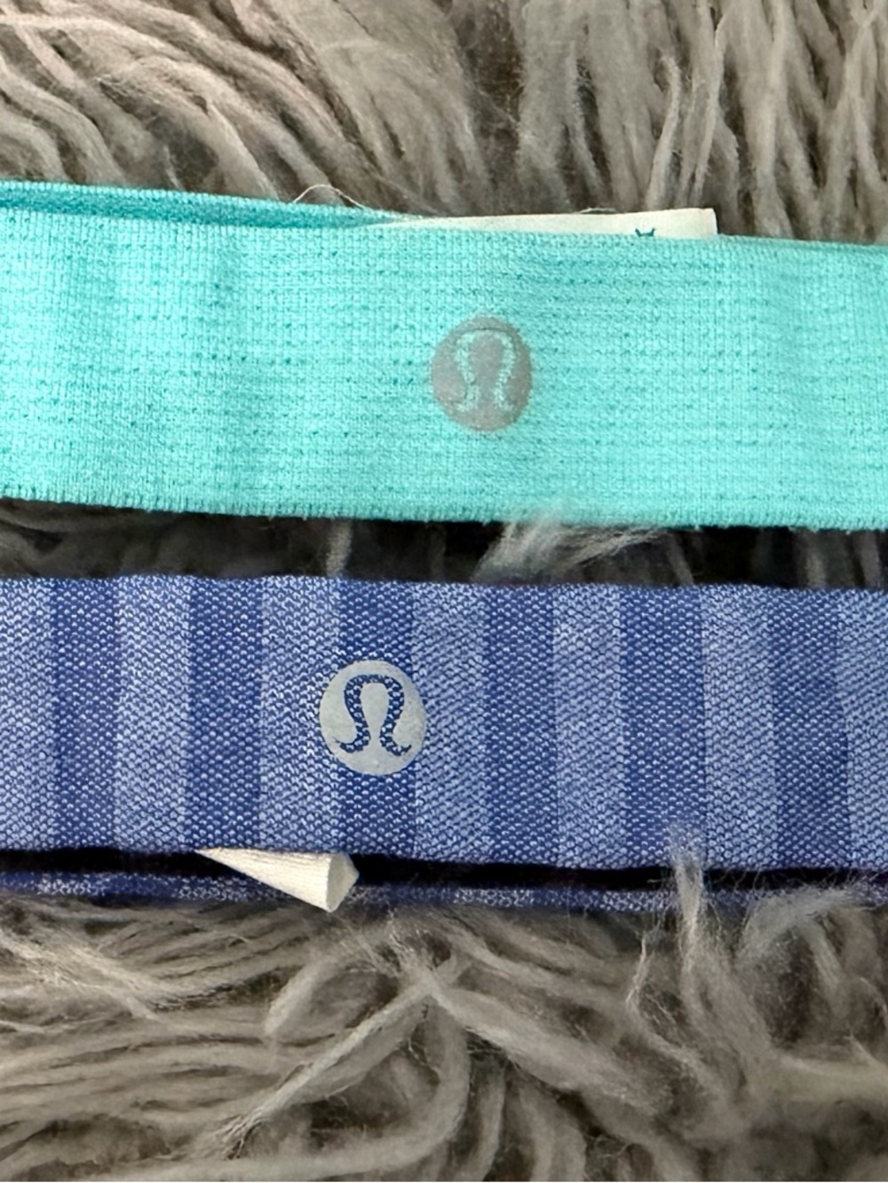 lululemon athletica Teal and Blue Stretch Hair Bands